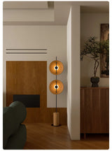 Mito Japanese Wabi-Sabi Solid Wood Adjustable Floor Lamp