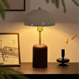 Retro Southeast Asian Solid Wood Table Lamp &mdash; Bedside Light