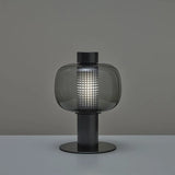 Italian Art Deco Glass Table Lamp – Designer LED Desk Light for Bedroom & Living Room