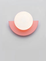Nordic Lunar Eclipse Resin Wall Sconce, Art Bedside Lamp