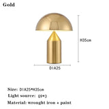 Nordic Mushroom Table Lamp – Bedroom & Living Room Decor