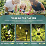 Solar Garden Lantern Pathway Lights – Waterproof Landscape Lighting, 10-Pack