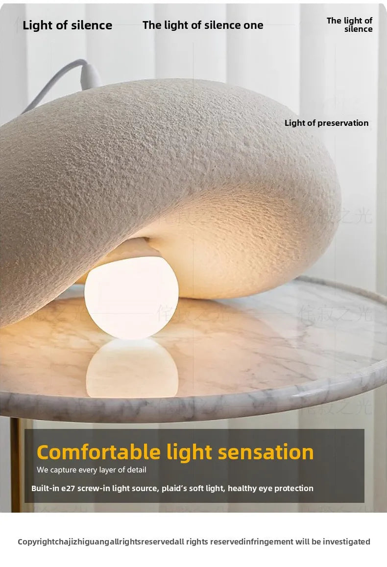Japanese Wabi-Sabi Pendant Light — Minimalist Dining Room Fixture