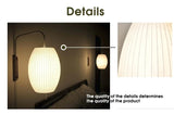 Wabi-Sabi Silk & Wood Wall Lamp – Japanese Style Sconce