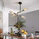 Modern LED Glass Chandelier for Living Room, Dining and Kitchen Island