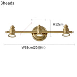 Industrial Brass Copper Mirror LED Spot Light