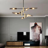 Modern LED Glass Chandelier for Living Room, Dining and Kitchen Island