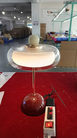 Retro Mushroom LED Table Lamp - Rechargeable Bedside Light