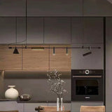Nordic Black LED Chandelier | Suspension Ceiling Light