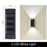 Solar Up-Down Wall Light - IP65 Waterproof Outdoor Sconce