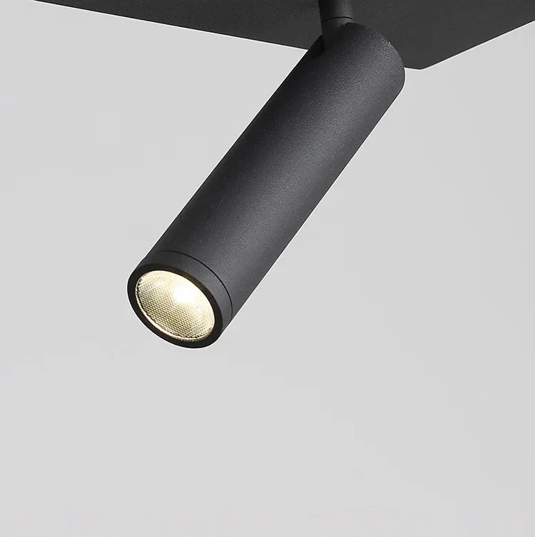 Nordic Black LED Chandelier | Suspension Ceiling Light