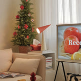 Modern Red Tube LED Table Lamp &mdash; Dimmable 3-Color Reading Light