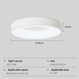Nordic Wood Grain LED Ceiling Light – Dimmable Ultra-Thin Flush Mount