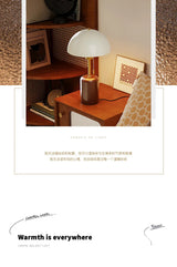 Retro Southeast Asian Solid Wood Table Lamp &mdash; Bedside Light