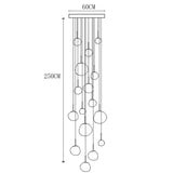 Modern Ring LED Pendant Chandelier – Adjustable Multi-Head Hanging Light for Dining & Living Room