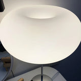 Modern White Glass Table Lamp for Bedroom & Living Room