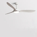 Large Wood Blades Ceiling Fan With Remote Control