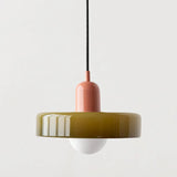 Nordic Glass Bauhaus Chandelier – Retro Pendant Light for Dining & Living Room