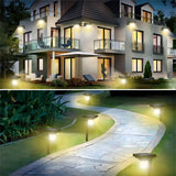 4-Pack Solar Landscape Spotlights – Waterproof LED Pathway & Wall Lights