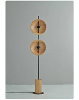 Mito Japanese Wabi-Sabi Solid Wood Adjustable Floor Lamp
