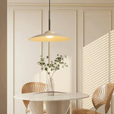 UFO Wood-Grain Dimmable LED Pendant Light