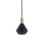 Modern Dome Pendant Light — Black & White, Dimmable LED