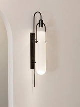 Modern LED Glass Wall Sconce for Bedroom and Corridor