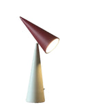 Modern Red Tube LED Table Lamp &mdash; Dimmable 3-Color Reading Light