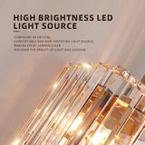 Modern Crystal Wall Sconce - LED Wall Light for Living Room, Bedroom and Hallway