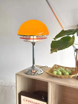 Vintage Sunset Bauhaus Table Lamp – Maillard Orange