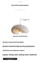 Japanese Wabi-Sabi Pendant Light — Minimalist Dining Room Fixture