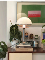 Vintage Sunset Bauhaus Table Lamp – Maillard Orange