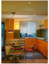 Memphis Swing-Arm Pendant Light — Colorful Modern Fixture