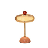 Retro Mushroom LED Table Lamp - Rechargeable Bedside Light