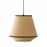 Wabi-Sabi Japanese Fabric Pendant Light - Bedroom & Restaurant