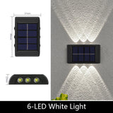 Solar Up-Down Wall Light - IP65 Waterproof Outdoor Sconce