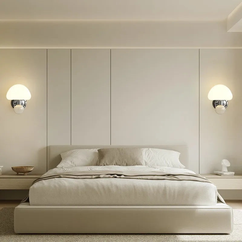 LED Mushroom Wall Sconce with Pull Cord | Kids & Bedroom