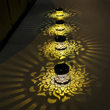 LED Solar Wall Light IP65 Waterproof Warm White Garden Night Light