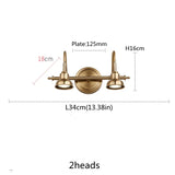 Industrial Brass Copper Mirror LED Spot Light