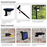 4-Pack Solar Landscape Spotlights – Waterproof LED Pathway & Wall Lights