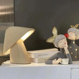 Lámpara de mesa LED de resina moderna - Luz de noche minimalista