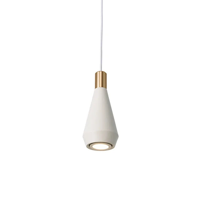 Modern Dome Pendant Light — Black & White, Dimmable LED