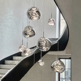 Modern Ring LED Pendant Chandelier – Adjustable Multi-Head Hanging Light for Dining & Living Room