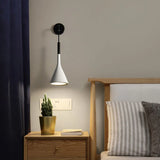 Modern Resin Wall Sconce with LED Down Light