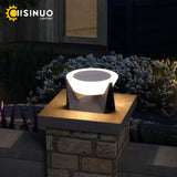 Solar LED Post Cap Light - IP65 Outdoor Pillar & Fence Light