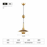 Modern Flying-Saucer Pulley Pendant Light