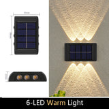 Solar Up-Down Wall Light - IP65 Waterproof Outdoor Sconce