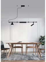 Nordic Black LED Chandelier | Suspension Ceiling Light