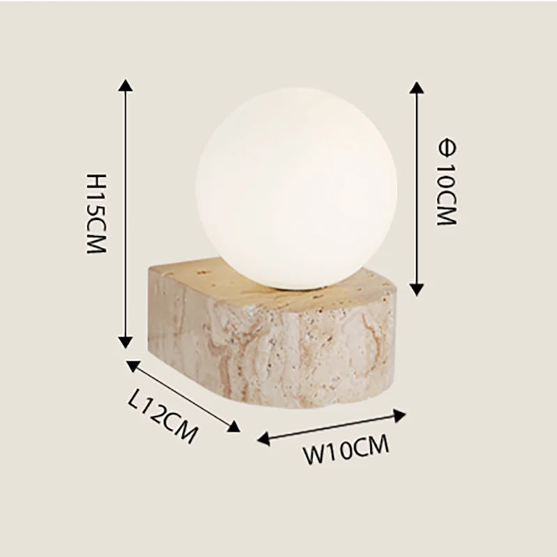 Applique murale LED de chevet de style crème au design japonais