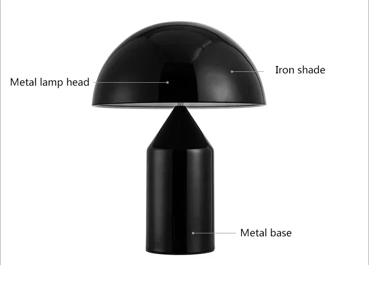 Nordic Mushroom Table Lamp – Bedroom & Living Room Decor